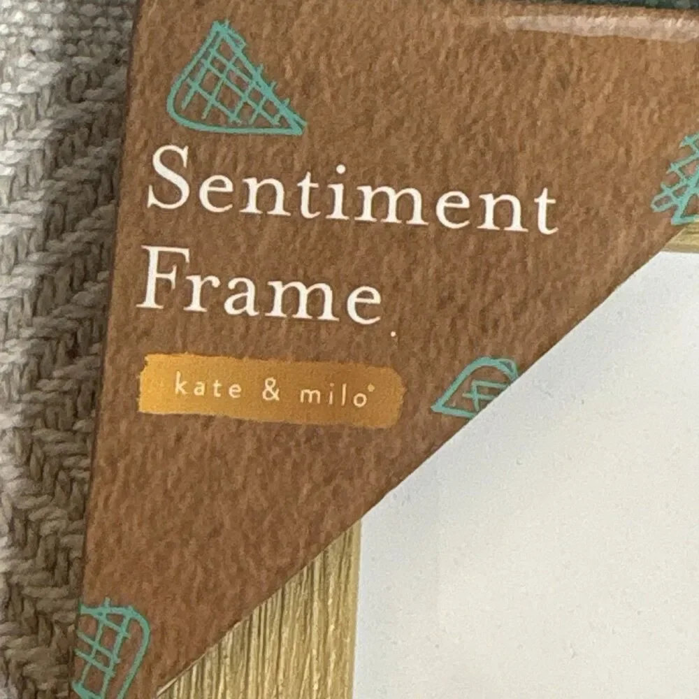 Kate & Milo Wooden Sentiment Picture Frame “For This Child We Have Prayed”